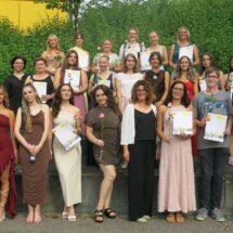 Gruppenfoto anlässlich der Abschlussfeier.