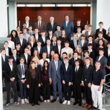 Impressionen vom Empfang durch den Bundeskanzler Friedrich Merz.